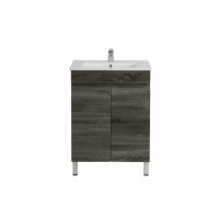 Berge Ensuite Dark Grey Free Standing Vanity